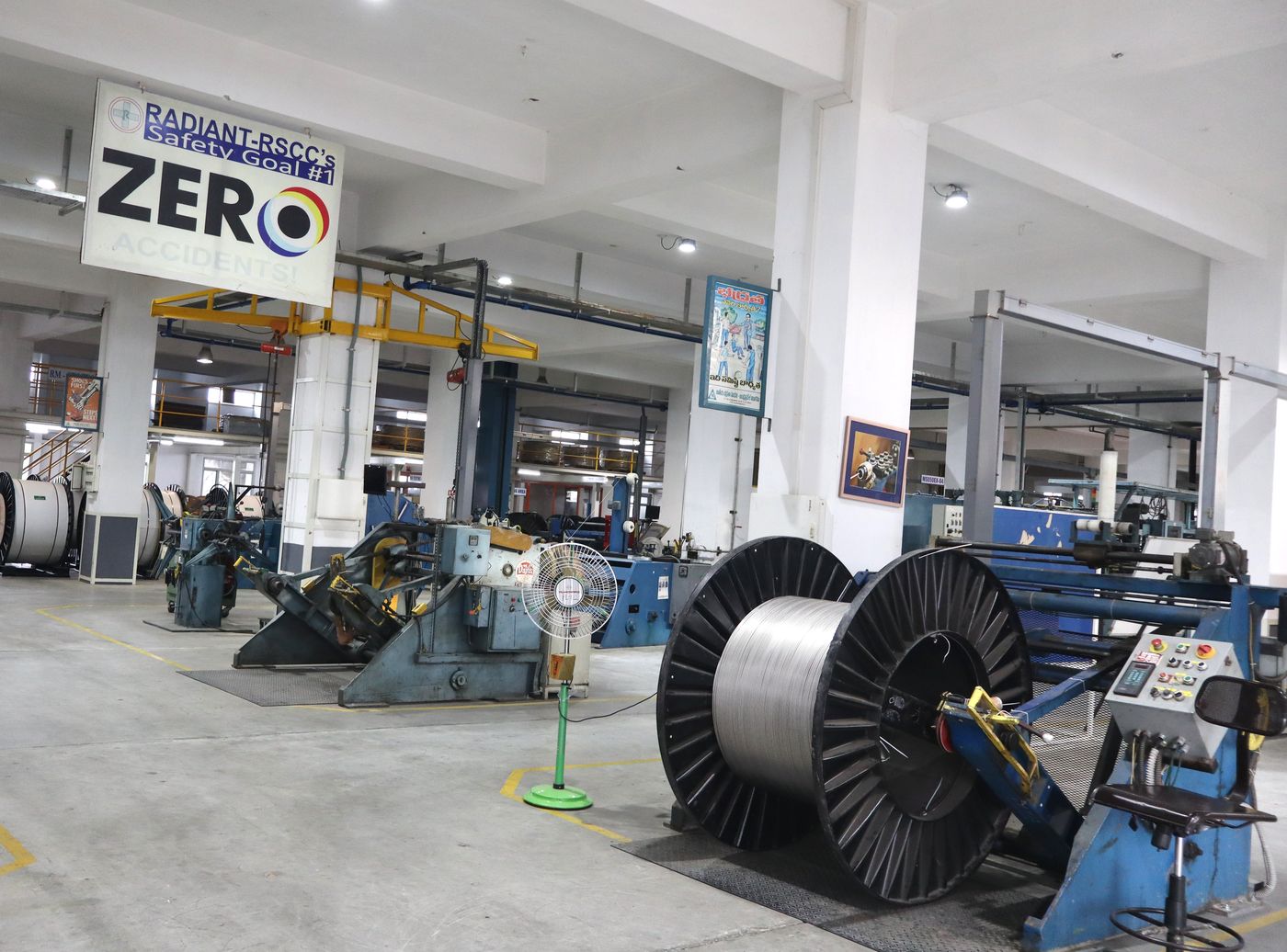 Manufacturing floor inside the Radiant Special Economic Zone